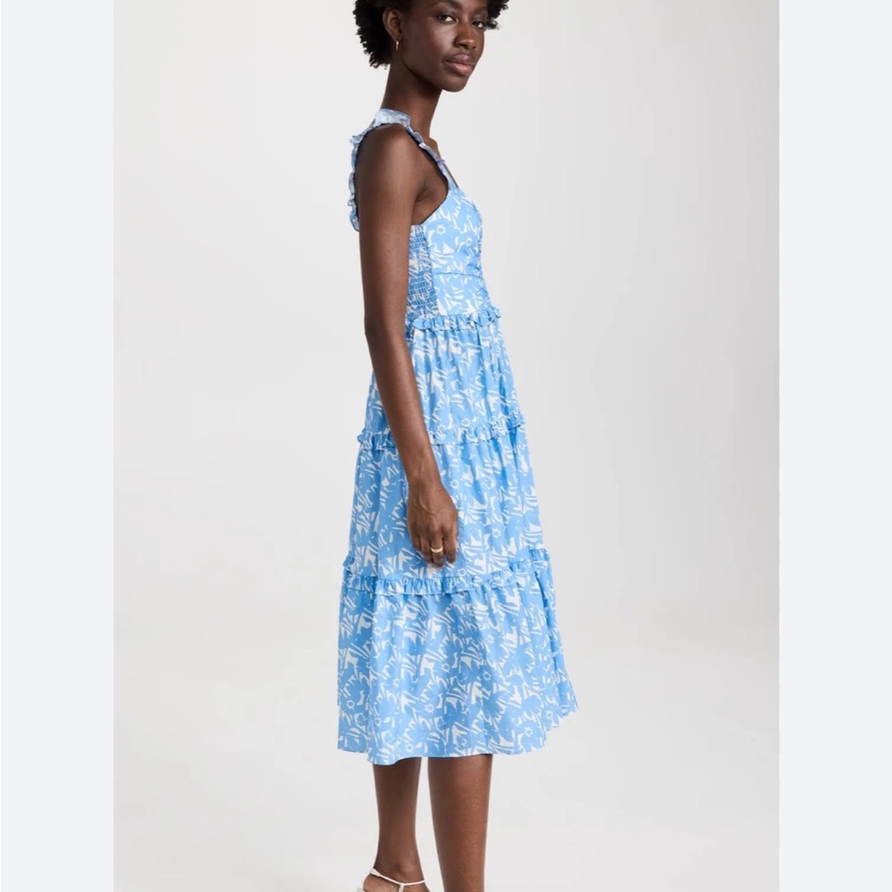 Amanda Uprichard Sweeney dress in a bluestem or azure color, size M, - Picture 3 of 6